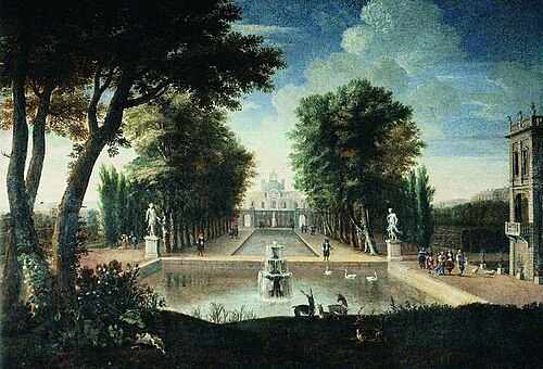 The Menagerie at Versailles, France, 1670, Adam François van der Meulen