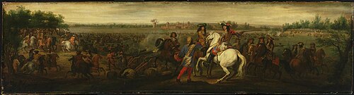 The Passage of the Rhine on June 12, 1672, 1681, Adam François van der Meulen