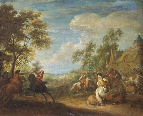 Reitergefecht, , Adam François van der Meulen