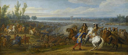 Le Passage du Rhin, 1662, Adam François van der Meulen