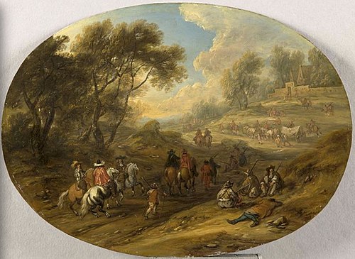 Convoi militaire, 1675, Adam François van der Meulen