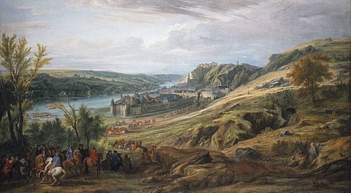 Der Aufmarsch vor Dinant, 1675 (und Werkstatt), 1661, Adam François van der Meulen
