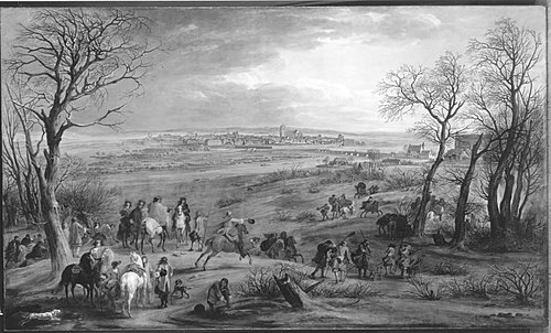 Die Eroberung von Dôle, 1668 (und Werkstatt), 1661, Adam François van der Meulen