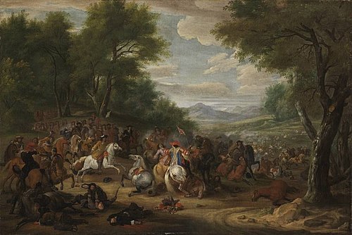 Cavalry battle, 1661, Adam François van der Meulen