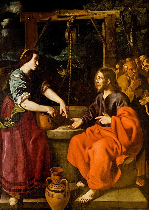 Christ and the Samaritan Woman, 1650, Jerónimo Jacinto Espinosa