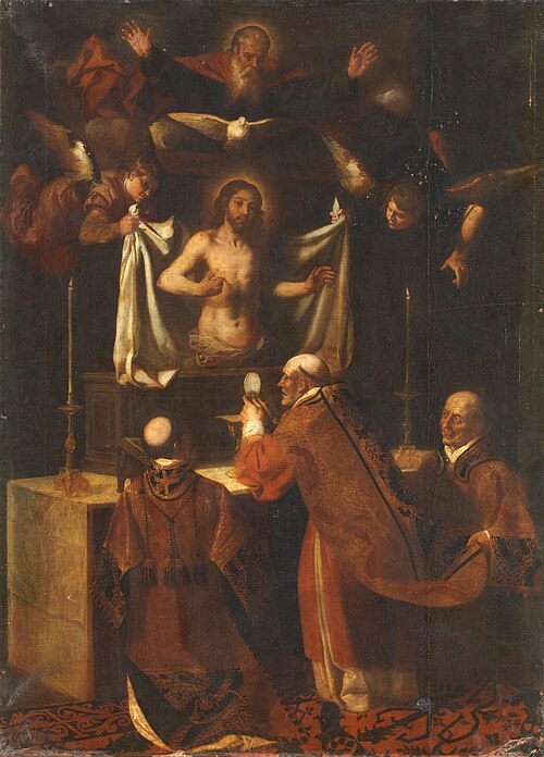 Mass of Saint Gregory, 1601, Jerónimo Jacinto Espinosa