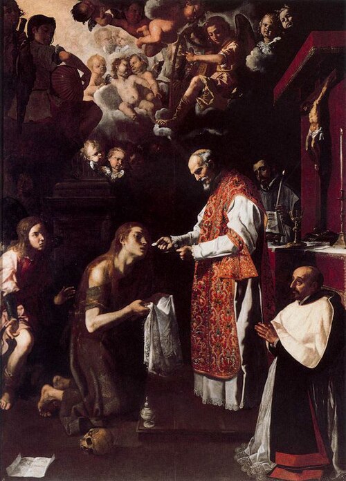 Última comunió de la Magdalena, 1665, Jerónimo Jacinto Espinosa