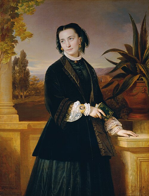 Auguste Engerth, die Gattin des Künstlers, 1851, Francis Hayman