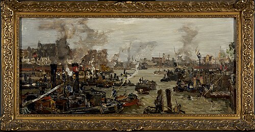 Havengezicht, 1912, Johan Hendrik van Mastenbroek