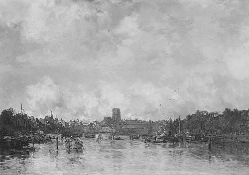 Rotterdam Harbor, 1907, Johan Hendrik van Mastenbroek