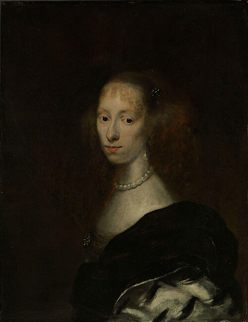 Portrait of an Unknown lady, 1670, Abraham Wuchters