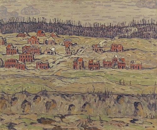 Riaumont, 1918, A. Y. Jackson