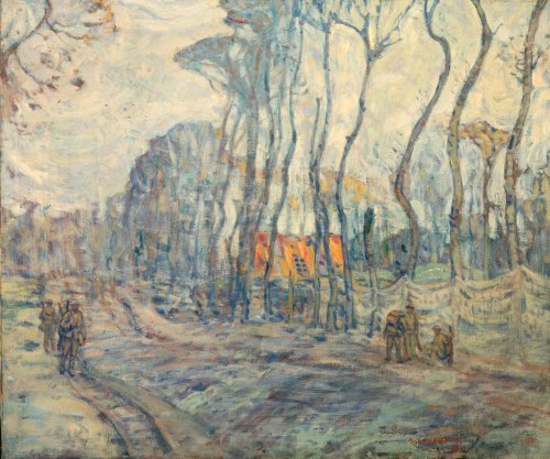 The Kemmel-Vierstraat Road, 1917, A. Y. Jackson