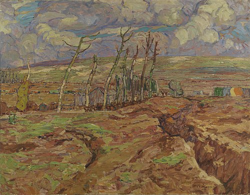 Vimy Ridge from Souchez Valley, 1918, A. Y. Jackson