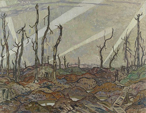 A Copse, Evening, 1918, 1918, A. Y. Jackson