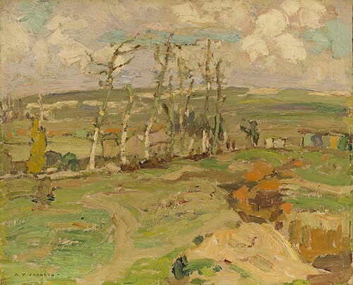 Study for Vimy Ridge from Souchez Valley, 1917, A. Y. Jackson