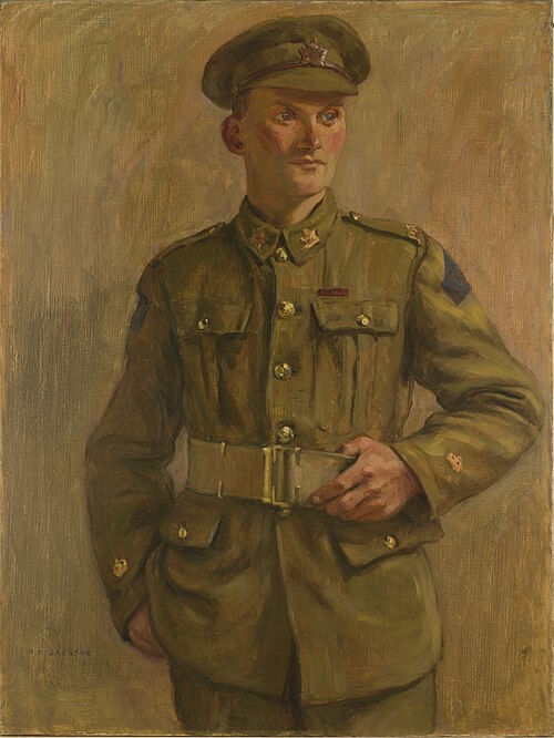 Company Sergeant-Major Robert Hanna, Victoria Cross, 1918, A. Y. Jackson
