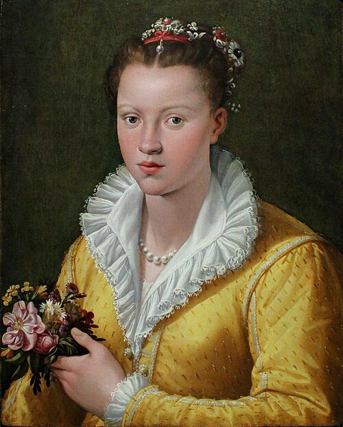 Portrait of a Lady, 1570, Girolamo Macchietti