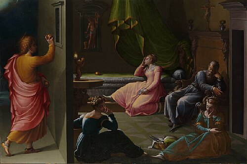 La charité de Saint-Nicolas, 1550, Girolamo Macchietti