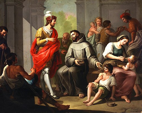 San Francisco y los pobres, 1788, José Camarón Boronat