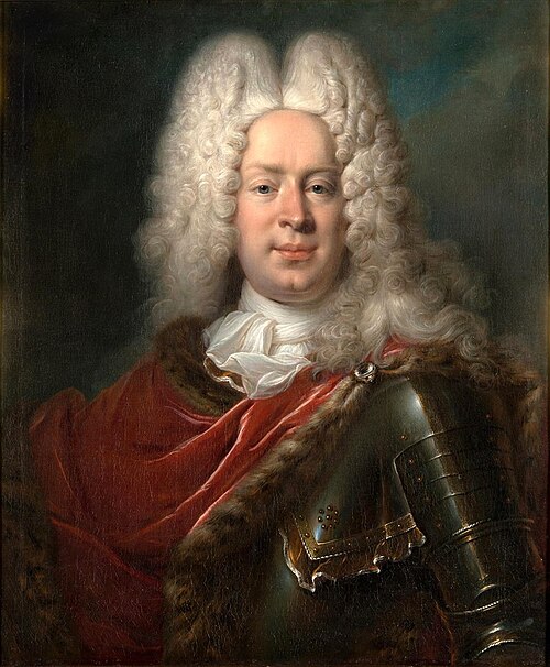 Portrait of Count Georg Wilhelm Werthern, 1719, Ádám Mányoki
