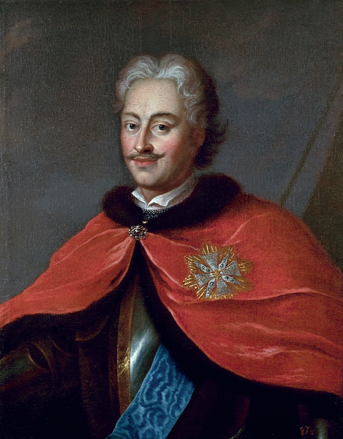 Porträt des Stanisław Ernest Denhoff (c.1673-1728), 1713, Ádám Mányoki