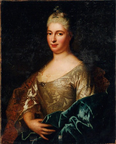 Portrait of Elżbieta Sieniawska., 1715, Ádám Mányoki