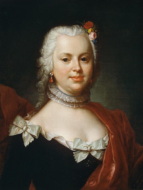 Baroness Swihowska, born Grundmann, 1747, Ádám Mányoki