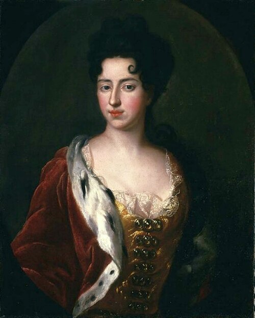 Portrait de la reine Catherine Opalinska., 1700, Ádám Mányoki