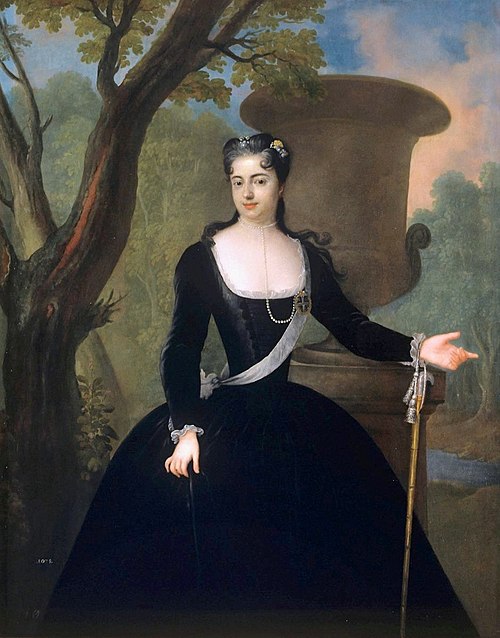 Princess Sobieski, née Maria Josepha Wessolowska, 1713, Ádám Mányoki