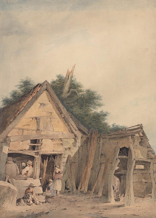 The Blacksmith's Shop, Hingham, 1808, John Crome