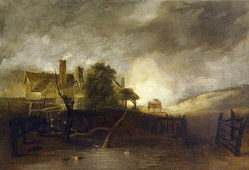The Lime Kiln, 1805, John Crome