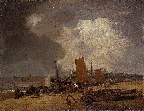 Yarmouth Jetty, Norfolk, 1813, John Crome