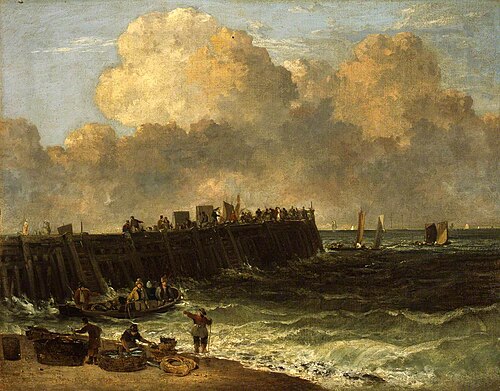 Yarmouth Jetty, Norfolk, 1810, John Crome
