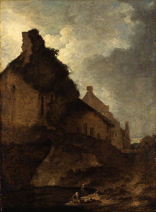 Carrow Abbey, Norwich, 1805, John Crome