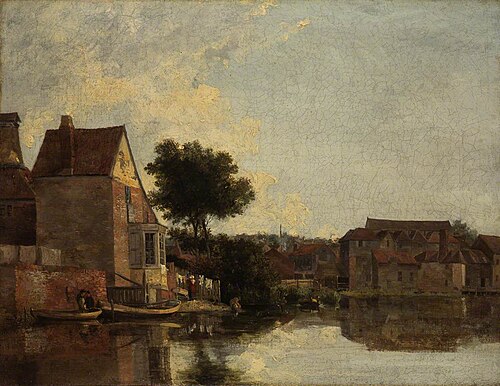 Back of the New Mills, Norfolk, 1815, John Crome