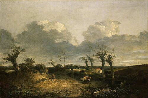 Road with Pollards, 1815, John Crome