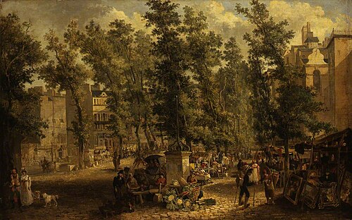 Boulevard des Italiens, Paris, 1815, John Crome