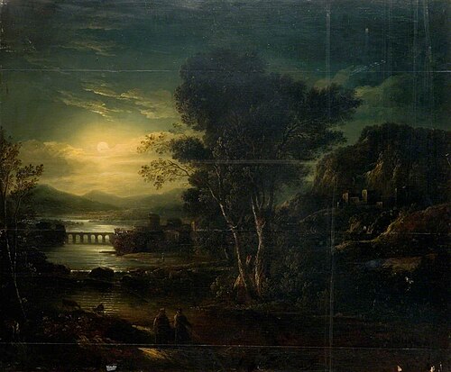 Moonlight Scene, 1821, John Crome