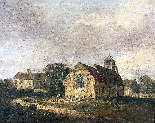 View of Kirstead Church, Norfolk, , John Crome