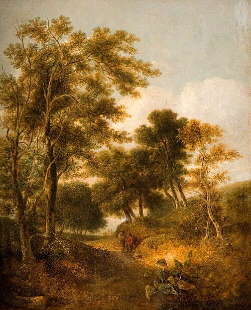 Lane near Norwich, , John Crome