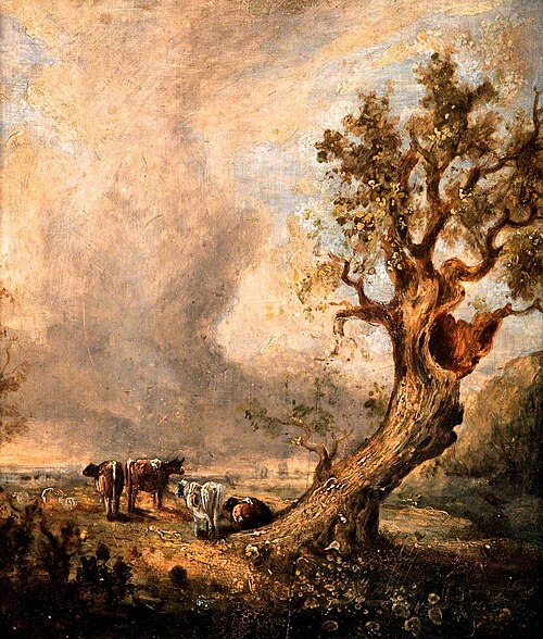 Landscape with Tree and Cattle, 1810, John Crome