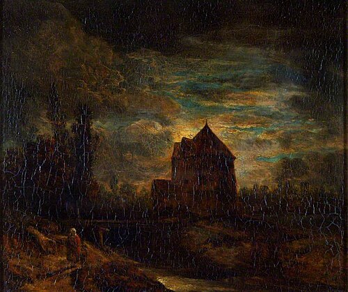 Moonlight near Norwich, , John Crome