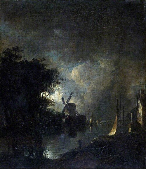 Moonlight near Yarmouth, 1805, John Crome