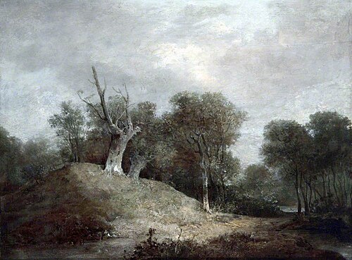 A Wooded Landscape with a Grassy Knoll, 1837, John Crome