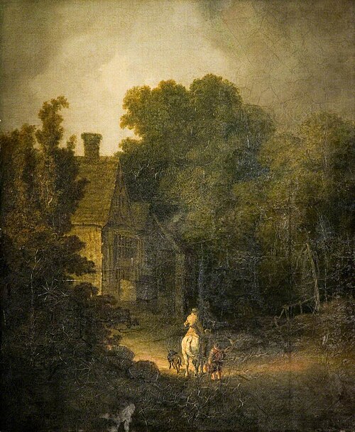 Landscape with Traveller, , John Crome