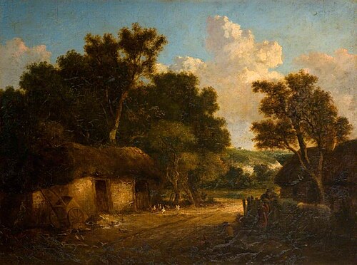 Landscape with Cottage, , John Crome