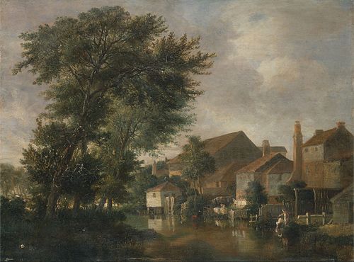 The River Wensum, Norwich, 1814, John Crome