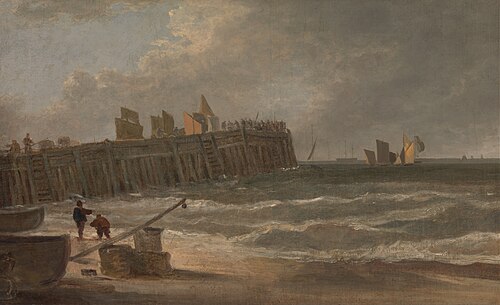 Yarmouth Jetty, 1810, John Crome