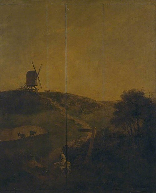 A Windmill near Norwich, 1816, John Crome